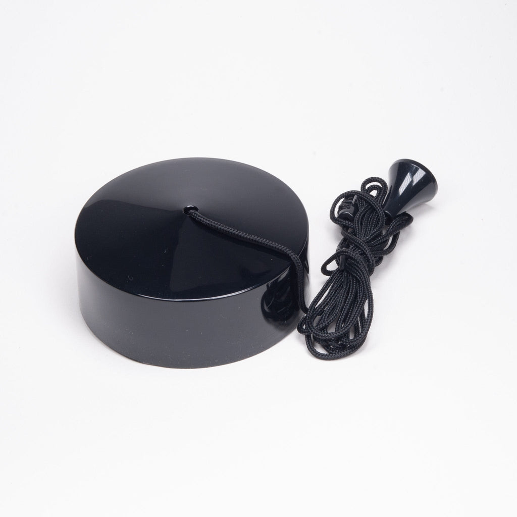 Black Plastic Pull Cord 6A Two Way Ceiling Switch