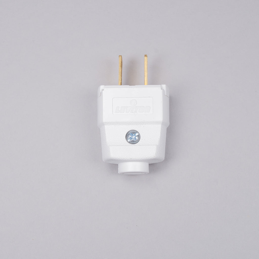 USA UL Rewireable Plug White